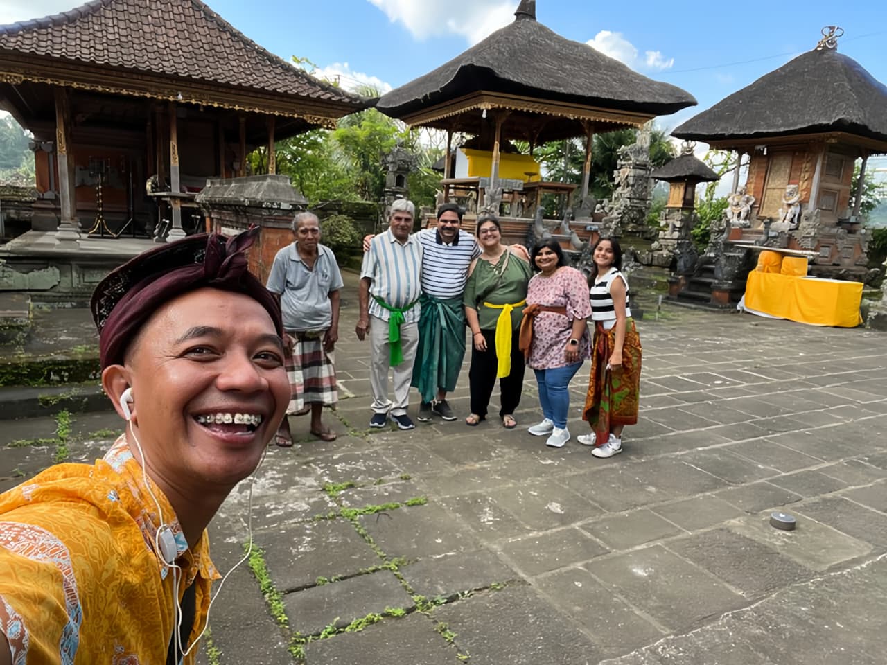 Bali trip moment with Newman